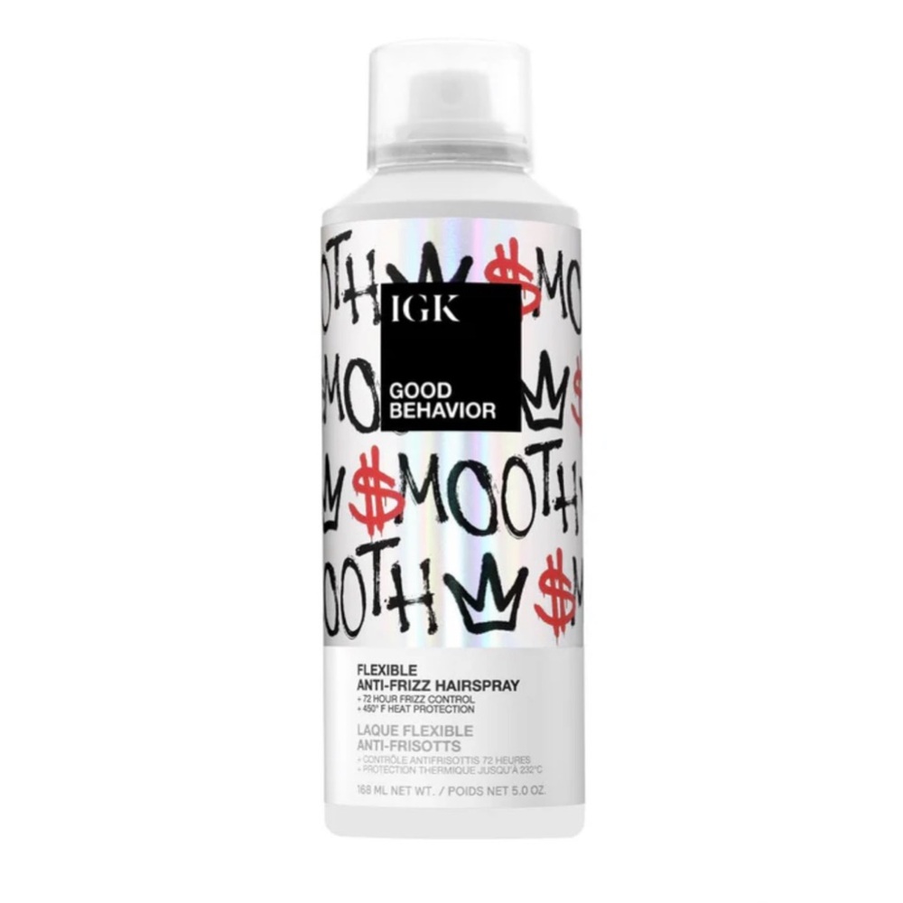 NWT IGK GOOD BEHAVIOR FLEXIBLE ANTI FRIZZ HAIRSPRAY 5oz